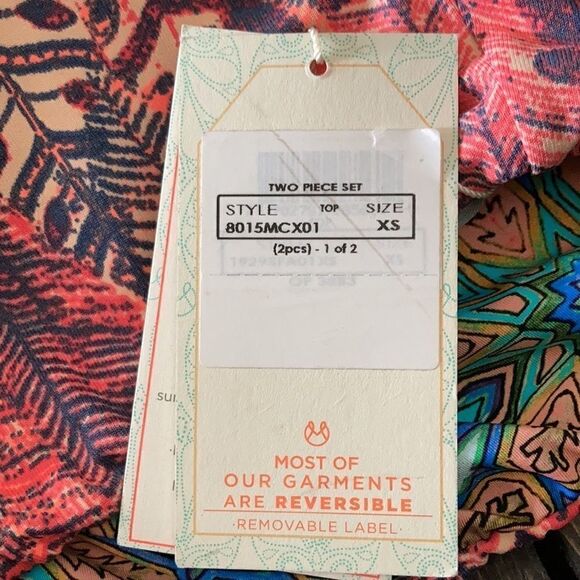 MAAJI OFF THE SHOULDER Floral RUFFLE BIKINI TOP - Picture 11 of 14